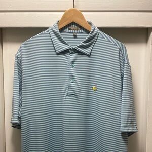 Masters Lot 2 Peter Millar Striped Polos